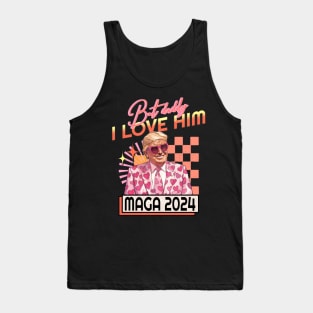 Funny But Daddy I Love Him Donald, Trump 2024 Tank Top